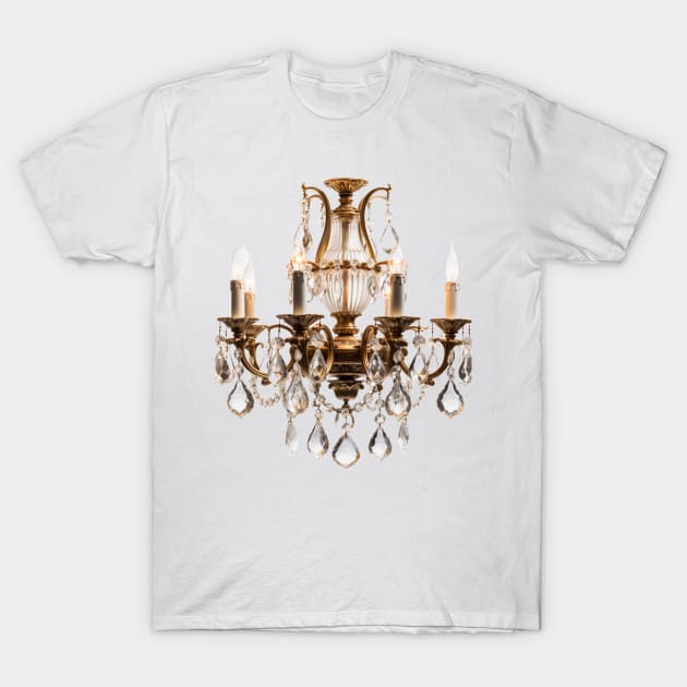 Crystal Chandelier making you happy T-Shirt by Liana Campbell